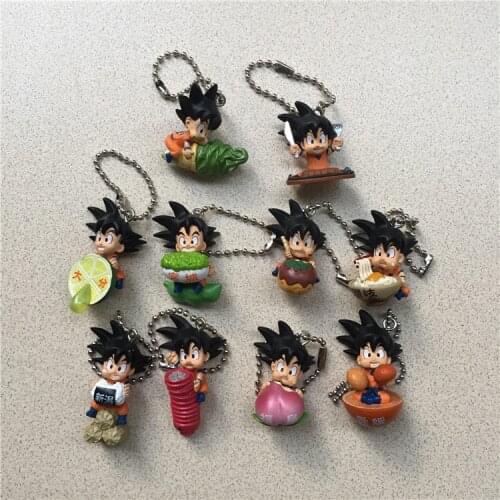 Bandai Genuine Gacha Toys DRAGON BALL Son Goku Pancake Jam Ice Cream Gods of Destruction Limited Cute Action Figure Charms