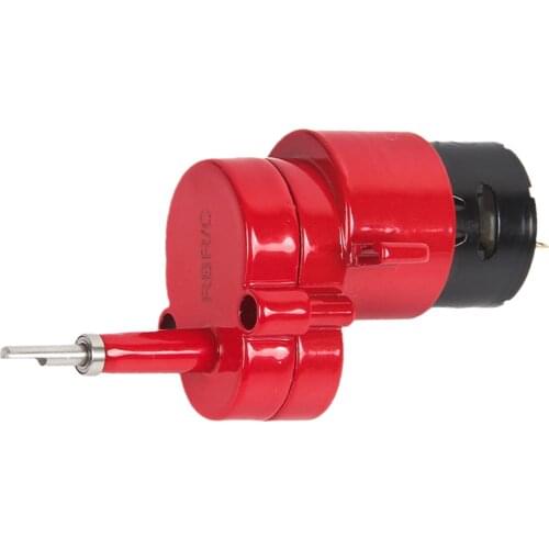 Full Metal CNC Gear Box Fits for WPL D12 1/10 Scale RC Truck Car, 85x41mm, Red