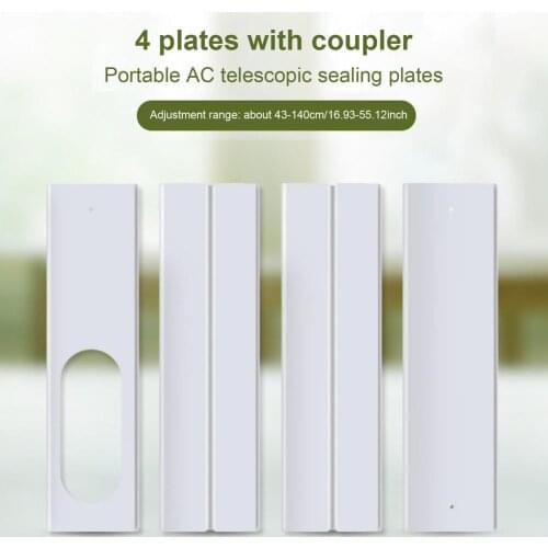 Warmtoo Portable Air Conditioner Window Air Vent Seal Lock Cloth Plate Air Outlet Pipe Tube Hose Window Sliding Door Sealing Kit