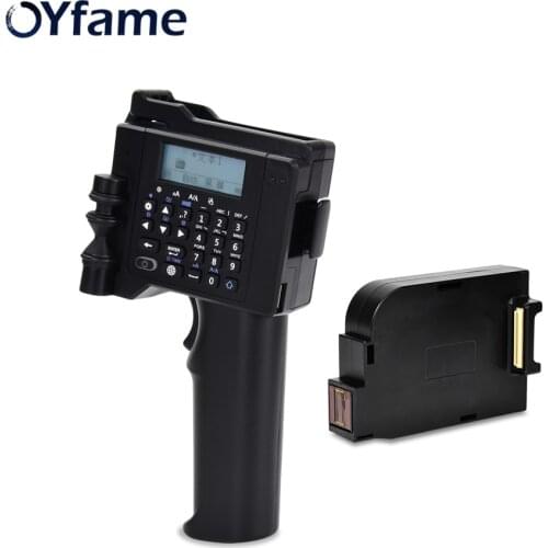 OYfame Handheld Printer Portable Printer Mini Printer For QR Code Letter Printer for Paper Plastic Wood Aluminum Glass PVC Card