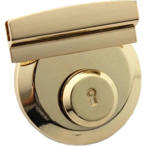 1pcs Metal Push Lock Fashion Durable Switch Lock Closure Parts for DIY Handbag Shoulder Bag Purse Hardware Accessories