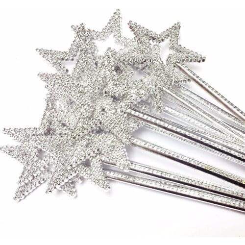 100 pc 14Inch (35cm) Kid Wand Star Princess Birthday Party Favors Pinata Toy Game Gift Filler Bag