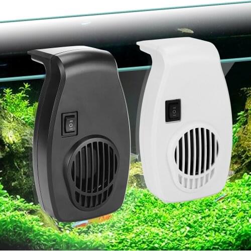 12V Aquarium Fan Low Noise Fish Tank Coldwind Cooling Fan Cooler Temperature Control Aquarium Accessories 5-speed Adjustment