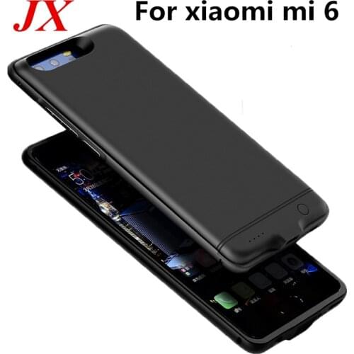 6000 Mah For xiaomi mi 6 Battery Case Fashion External Backup Charger Cover Pack Power Case For xiaomi 6 MI6 Battery Case