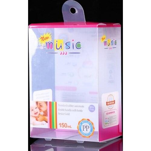 Hot sale transparent printed plastic pvc box package,UV Protected Clear plastic stationery packing box Printed ---DH40017