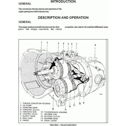 Hyster Class 1 Electric Motor Rider Trucks Repair Manuals 2021
