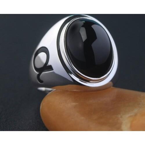 Alpha Beta α β Greek Initial Gamma Capital Letter 925 Sterling Silver Ring