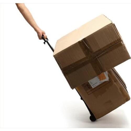 Lightweight aluminum alloy small cart household portable folding luggage trailer multi-functional outdoor shopping trolley