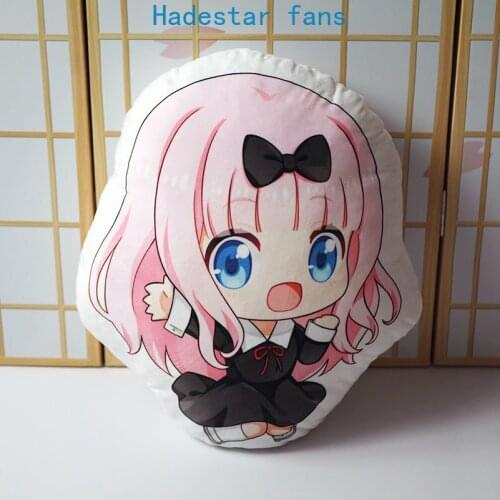 Love Is War Anime Cute Stuffed Doll Toy Shinomiya Kaguya Fujiwara Chika Soft Plush Toys Kids Pillow Gift Size 50cm