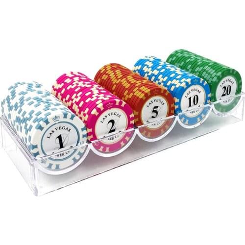 Quality Poker Chips Set with Box 100 PCS 14g Clay Ceramic Insert Metal Texas Hold'em Poker Chips Game Casino Coins Entertainment