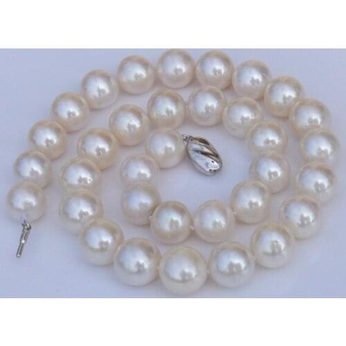 Great light FINE JEWELRY 12-14mm rare natural pearl Long Necklace