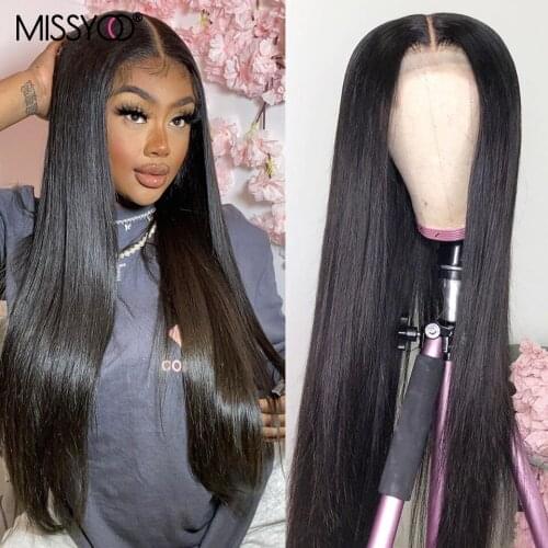 13x4Lace Front Human Hair Wigs Bone Glueless Straight Natural Color hair for Women Transparent Lace Frontal Wig Hair Closure Wig