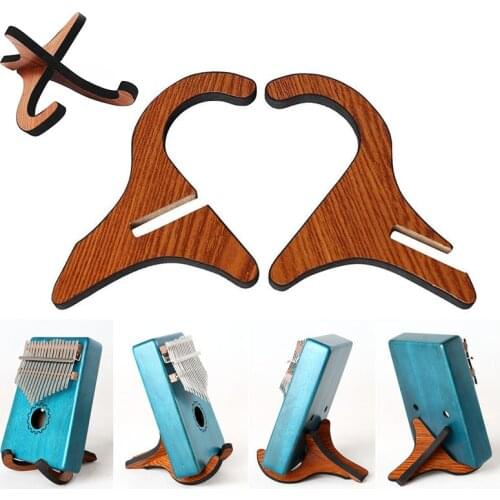Kalimba Holder Stand Thumb Piano Display Stand Portable Wooden Kalimba Holder Stand Finger piano Accessories