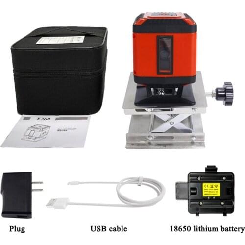 XEAST Mini Portable 5 Lines 4H1V Self-Leveling 360 Degree line floor Laser Level tiling laser level