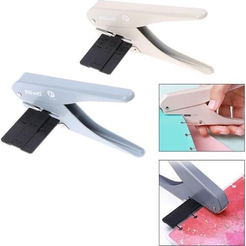 Creative Mushroom Hole Shape Punch for Happy Planner Disc Ring DIY Paper Cutter Puncher Offices Stationery
