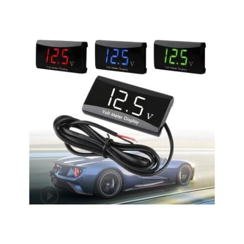 Universal 12V Motorcycle mini Digital Displayer volt meter Voltmeter for Honda Yamaha Kawasaki