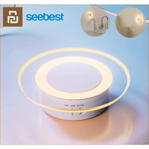 Youpin Magnetic Night Light Smart Motion Sensor Night Lamp USB Charging Operated WC Bedside Lamp Room Hallway Pathway Toilet
