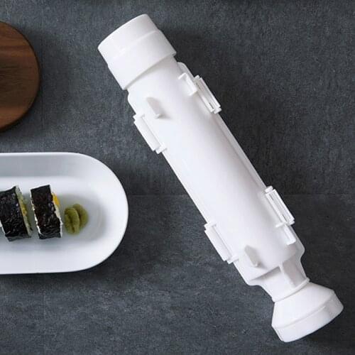 1PC Kitchen Sushi Tools Roller Sushi Maker Roll Mold Kit Sushi Bazooka Gadgets Rice Vegetables DIY Making Rice Ball Roll Machine