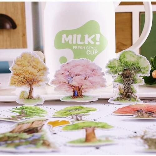 20pcs kawaii self-made plant stickers flower stickers/ beautiful/decorative sticker /DIY craft photo albums/stickers for laptop