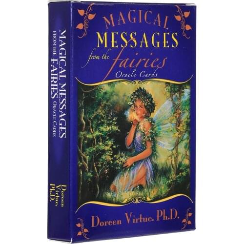 44 Pcs Oracle Magical Messages from Fairies Oracle Card Board Deck Games Palying Cards For Party Game