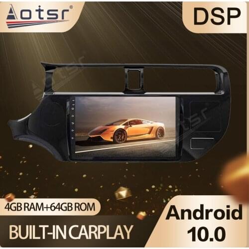 Android 10.0 64G PX6 Car Radio Headunit For KIA k3 rio 2011-2014 Car GPS Navigatioion Multimedia Player Auto Stereo Audio Video
