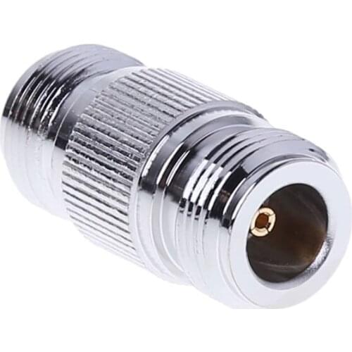 N-Type Double Female Jack Coupler RF WiFi Antenna Coax Adapter Barrel Connector