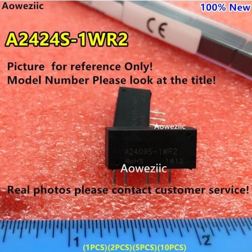Aoweziic (1PCS) (2PCS) (5PCS) (10PCS) A2424S-1WR2 New Original SMD Input: 24V Dual Output: +24V 0.02A,-24V -0.02A DC-DC Isolate