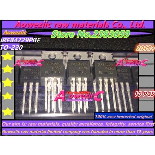Aoweziic 2018+ 100% new imported original IRFB4229PBF IRFB4229 FB4229 TO-220 MOS FET 250V 46A