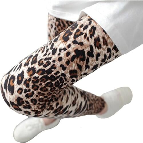 CUAHKCI Sexy Leggings Leopard Summer New Fashion Punk Rock Pants Women Leggings Print Pants Stretch Plus Size Trousers