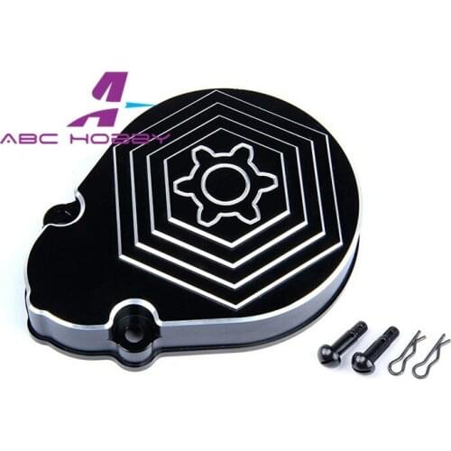 HPI RACING/KM HPI 5B 5T 5SC LOSI TDBX FS racing 1/5 scale rc CNC alloy black+white Gear Cover with bolts