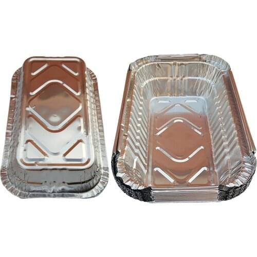 10x Aluminum Foil Grill Drip Pans For Outdoor BBQ Weber Grills Cooking
