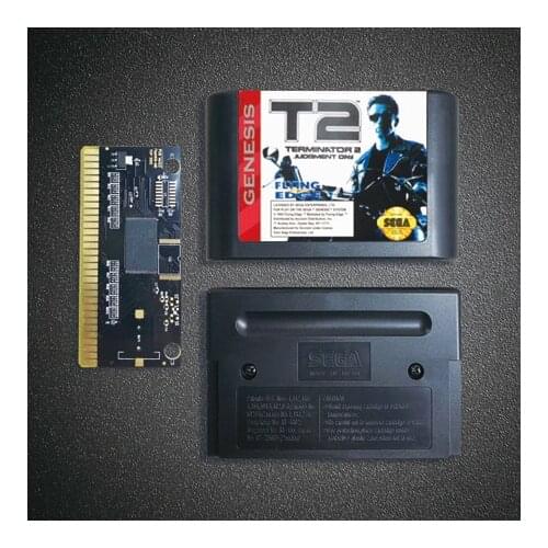 Terminator 2 Judgment Day -16 Bit MD Game Card for Sega Megadrive Genesis Video Game Console Cartridge