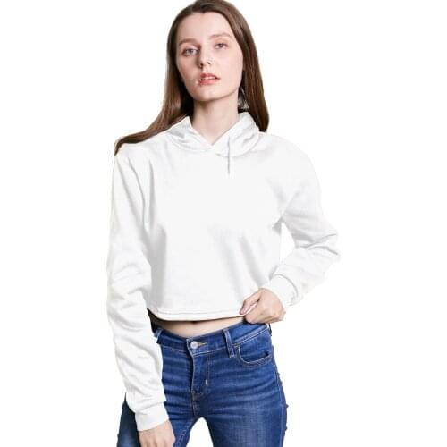 Short Hoodies Sweatshirt Harajuku Solid Pure Long Sleeve Pullover Top Fashion Sweet Oversized Women Hooded Cute Ears Sweatshirts