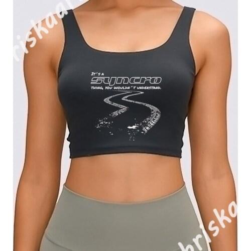 Syncro Vanagon T3 T25 Tiretrack Of The Minibus Tank Top Top Unique Sunlight O Neck Summer Style Fashion Design Natural Vest