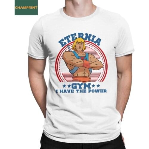 Men He-Man Eternia T Shirts Masters Of The Universe 100% Cotton Clothing Short Sleeve Crew Neck Tees New Arrival T-Shirts