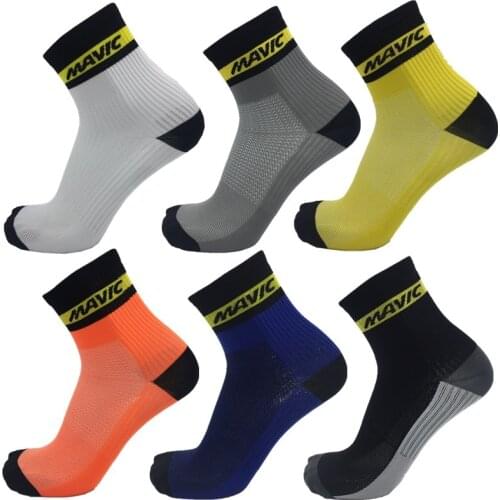 New Men Women Cycling Sock Breathable Outdoor Basketball Socks Protect Feet Wicking Bike Running Sport Socks