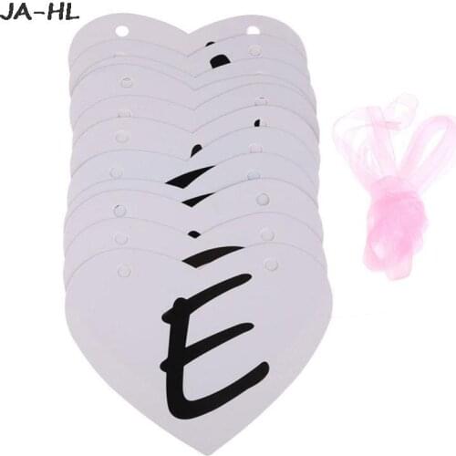 Bunting Garland Handmade Decorative Wedding Sign Cards Just Married Wedding Banner Party Decoration 13.5*12cm