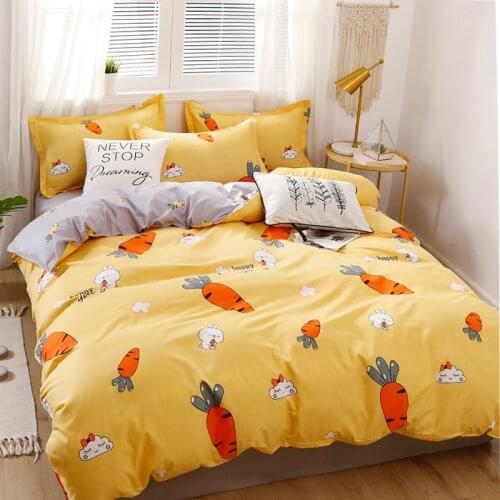 Cute Bedding Set Bed Linen 220x240 Duvet Cover Bed Adornment 2 Person...bed Set Queen Size Modern Double