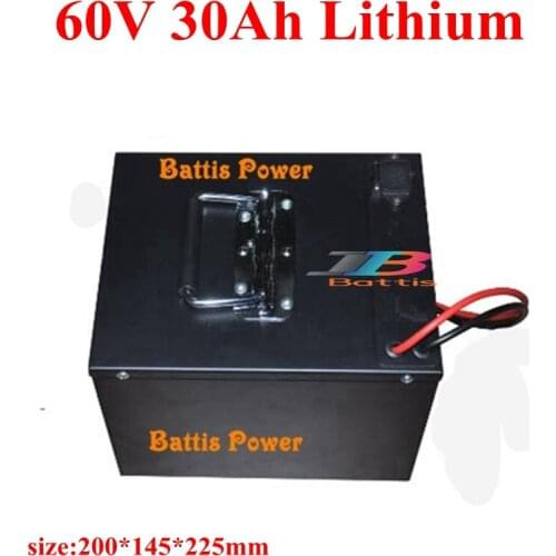 60v 30ah Lithium battery replace lead acid battery 60v 30ah li ion with 50A BMS for 3000w scooter go cart tricycle Golf Club