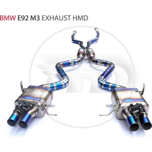 Titanium Alloy Exhaust Pipe Manifold Downpipe is Suitable for BMW M2C M3 M4 E92 F82 Auto Modification Electronic Valve