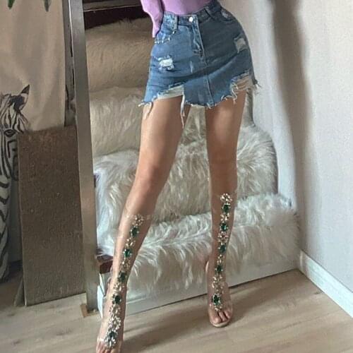 Женские юбки джинсовые XUXI China At AliExpress