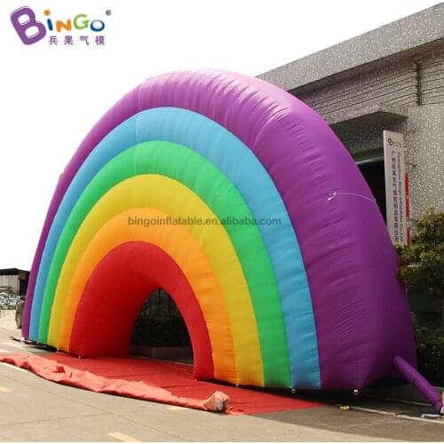 12*6m inflatable rainbow arch / custom activities Color archway / free shipping activities decorative toys
