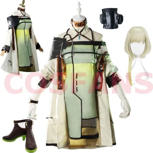 2020 Game Arknights Cosplay Costumes Kaltsit Cosplay Costume Anime Comic Cartoon Women Clothes uniform Tube Dress off shoulder