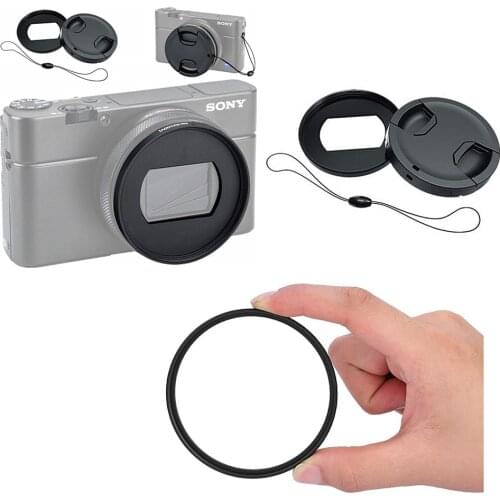 52mm UV Filter & Filter Mount Adapter lens cap keeper for Sony RX100 Mark VII VI RX100M7 RX100M6 Digital Camera