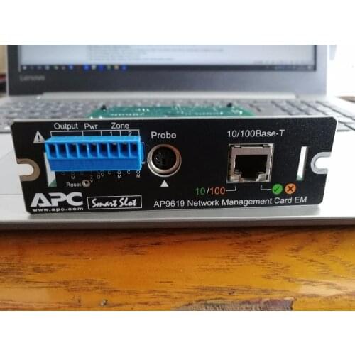 APC boxed AP9619 network intelligent management card APC UPS power module card AP9619 network adapter