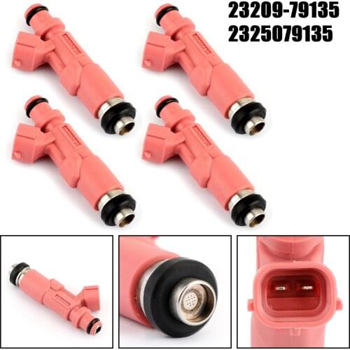 Artudatech 23250-79135 23250-75080 4pcs New Fuel Injectors 23209-79135 for Toyota 4Runner Tacoma 2.7 2.4 L4