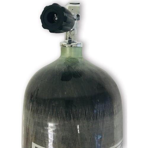 Acecare Scuba Cylinder 6.8L 30Mpa CE certification high pressure carbon fiber gas with gauge valve cylinder for diving