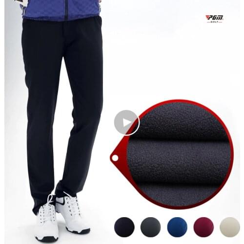 Send Socks!2020 Plus Velvet Thickening Men Ball Pants Autumn Winter Version of Warm Trousers Golf Waterproof Pants Male Clothing