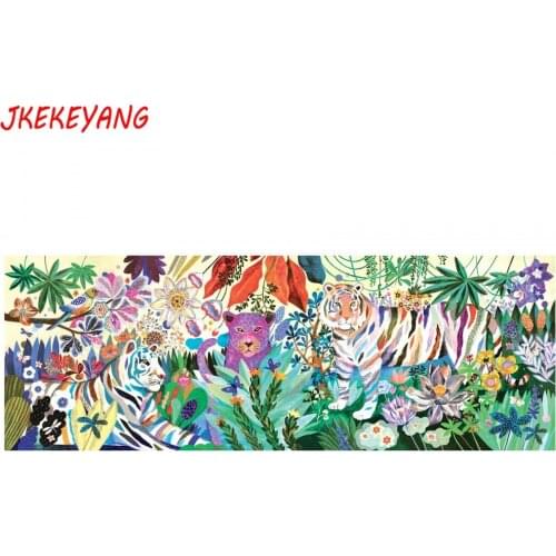 Large size 5d DIY Diamond Painting "Watercolor tiger and leopard" Full Square/round Drill Cross Stitch Diamond Embroidery Y3500