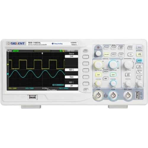 Siglent Digital Oscilloscope SDS1102CNL 100MHz 2Ch 1GS/s USB 110-240V 7" TFT LCD